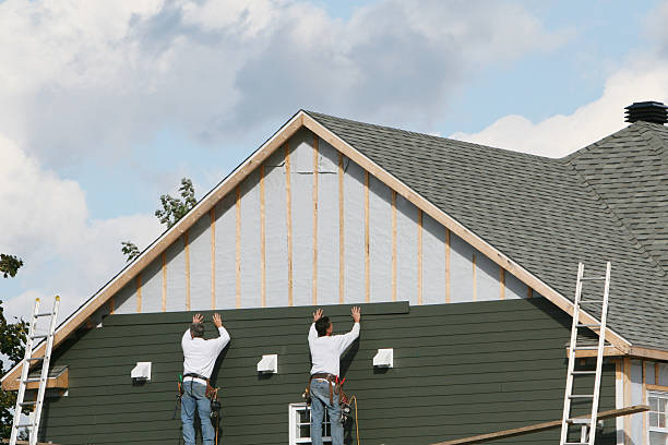 Professional Siding Contractor technician working in Garner, NC